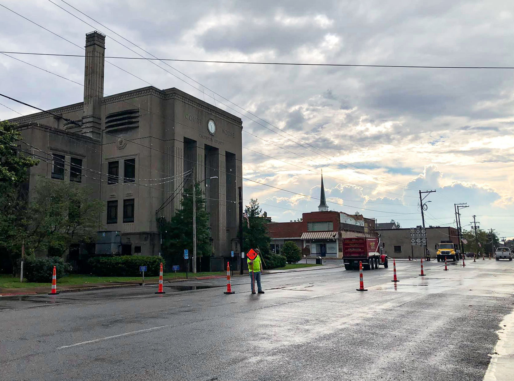 U.S. 62 to Main Street being resurfaced